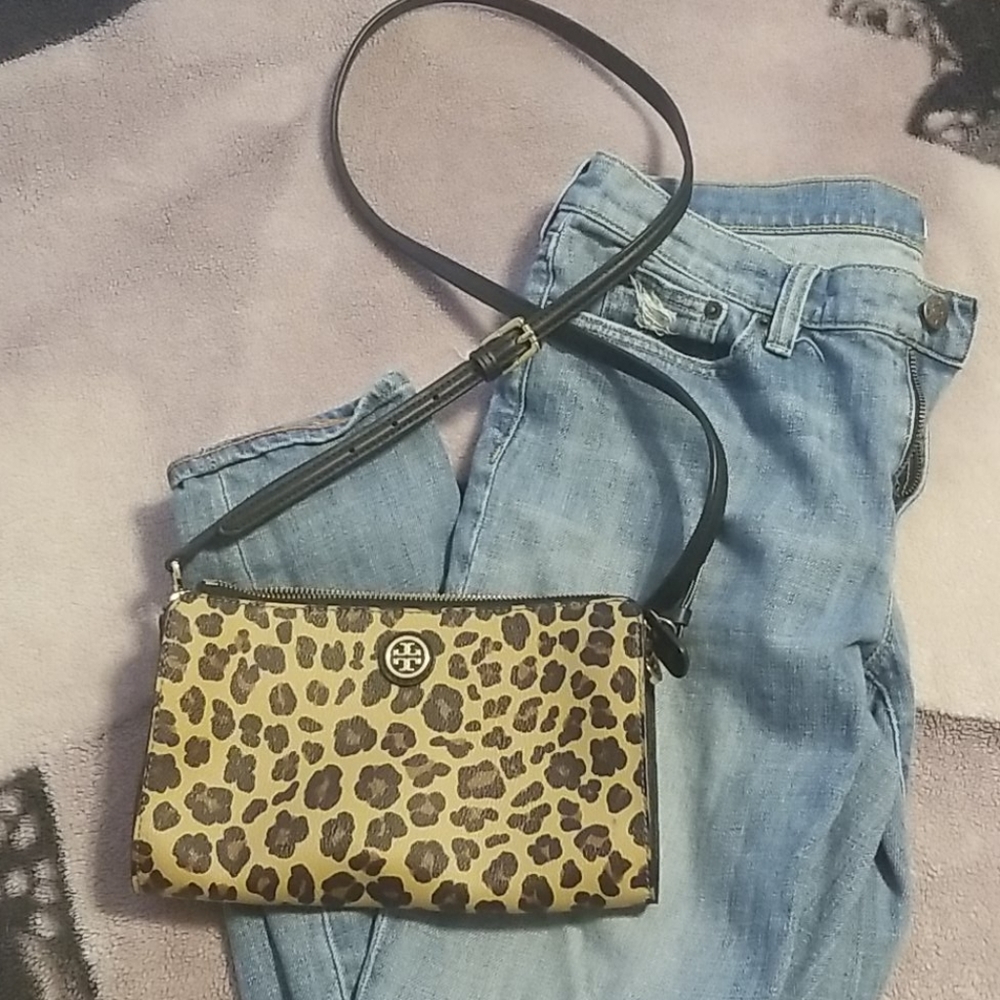 Tory Burch cheetah crossbody